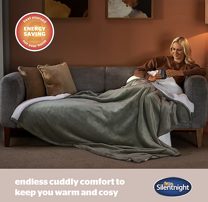 Silentnight Snugsie Giant Blanket – Charcoal 240*180 cm