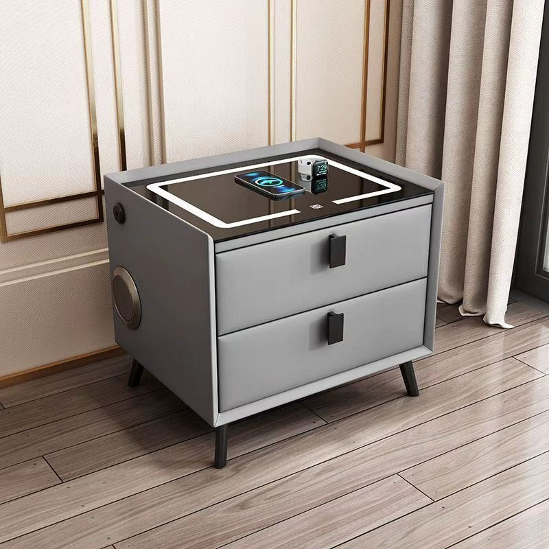 Easy Life Smart Bedside Table-grey