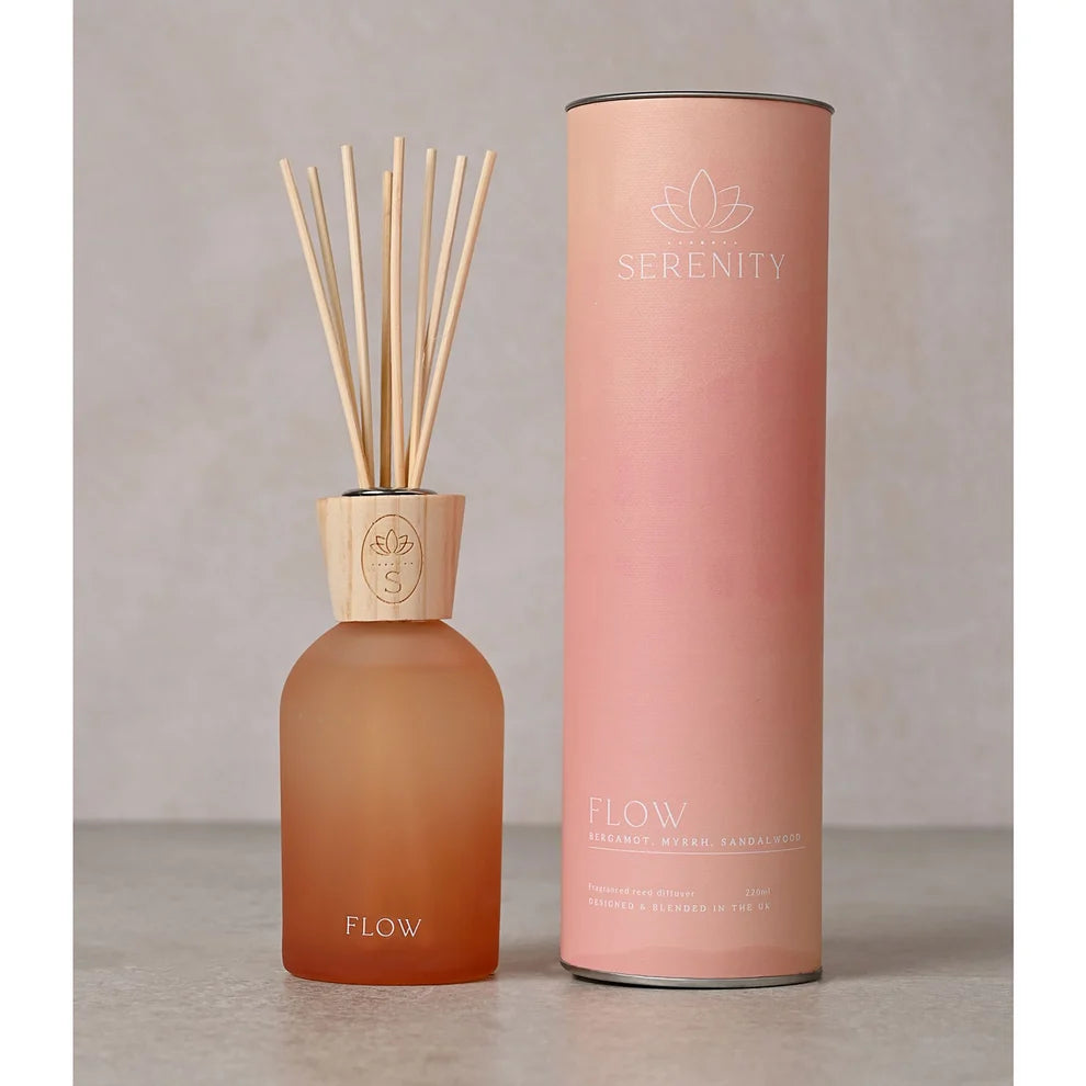 Serenity Flow Diffuser 220ml Bergamot, Myrrh & Sandalwood